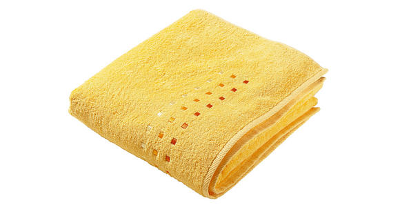 DUSCHTUCH 70/140 cm - Gelb, KONVENTIONELL, Textil (70/140cm) - Esposa