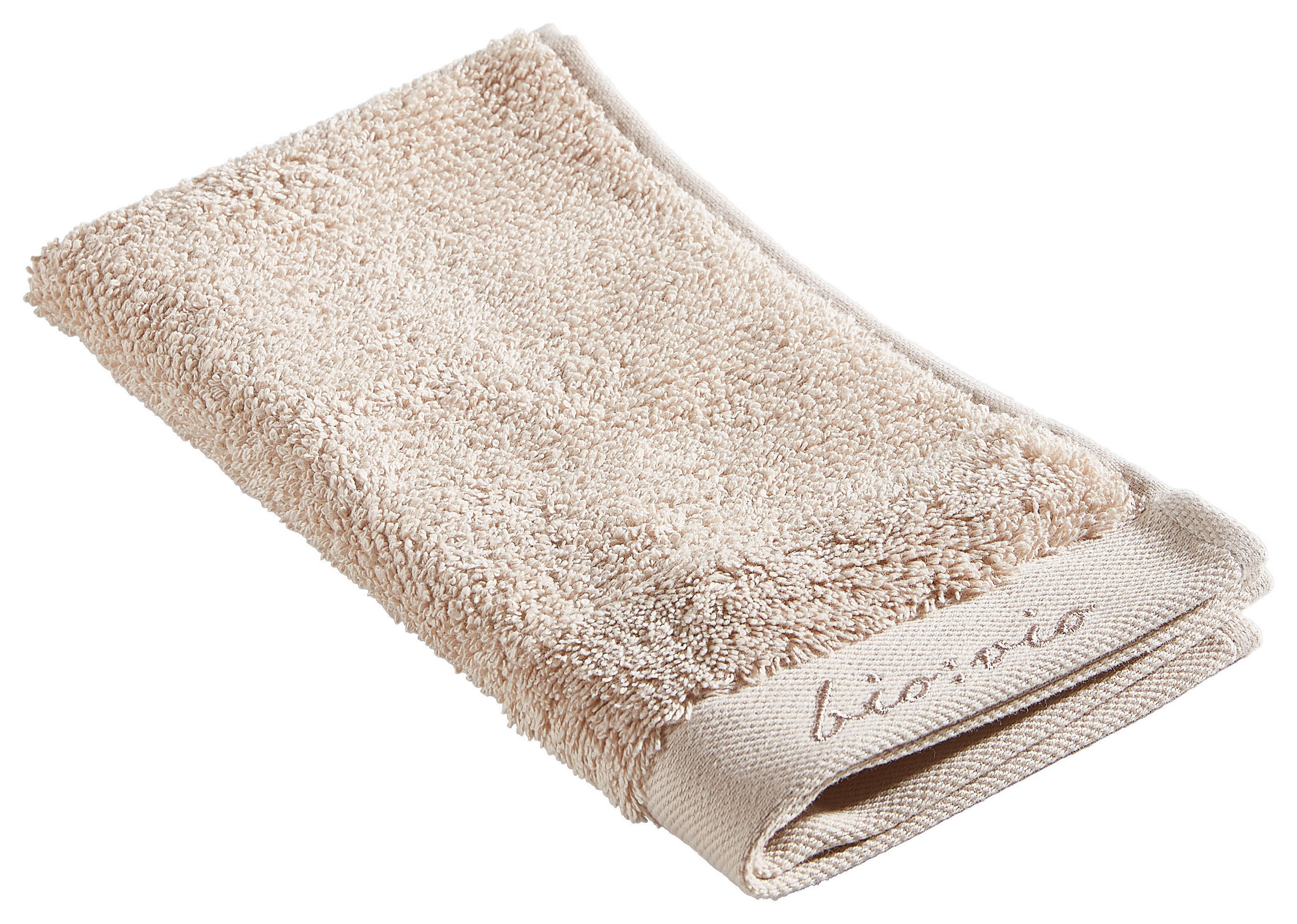 GÄSTHANDDUK BONITA beige 30/50 cm  - beige, Natur, textil (30/50cm) - Bio:Vio