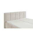 POLSTERBETT 180/200 cm  in Beige  - Beige/Schwarz, Design, Holz/Textil (180/200cm) - Xora