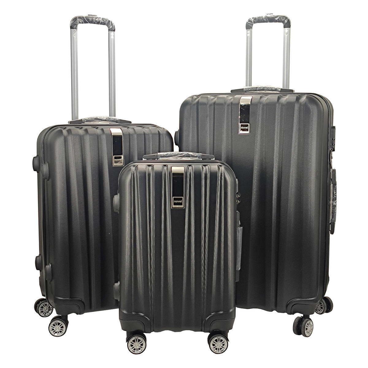 REISEKOFFER Schwarz  - Schwarz, Basics, Kunststoff/Metall (36/55/23cm) - Novel