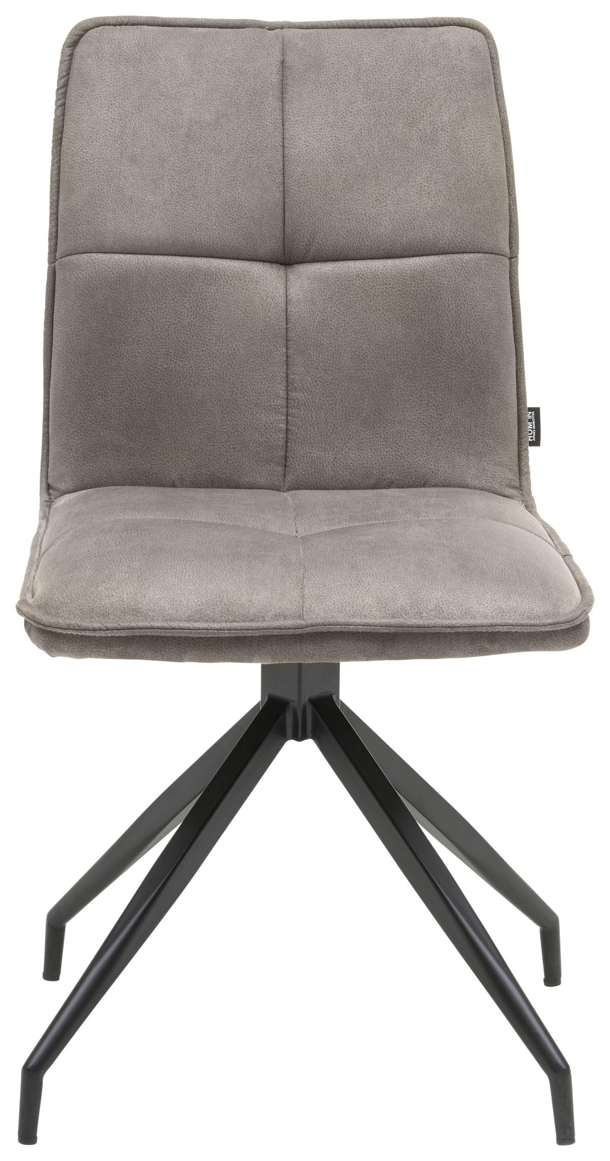 SCAUN in metal, textil maro, negru  - maro/negru, Design, metal/textil (47,5/85/61,5cm) - Hom`in