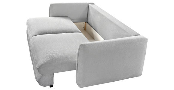 SCHLAFSOFA  mit Liegefunktion, Rücken echt Struktur Naturfarben  - Schwarz/Naturfarben, KONVENTIONELL, Kunststoff/Textil (237/94/117cm) - Carryhome