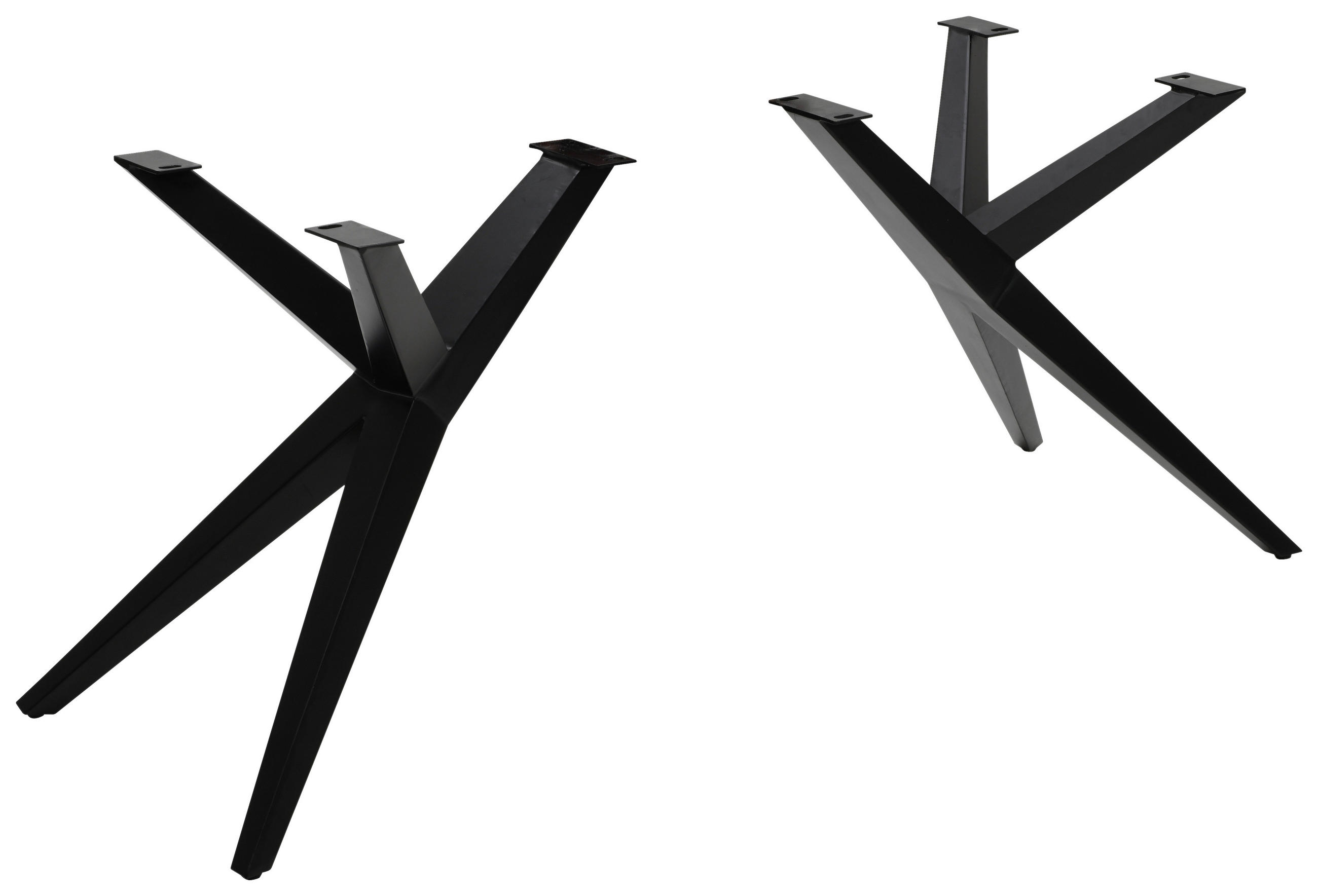 TISCHGESTELL Schwarz  - Schwarz, Design, Metall (60/72/70cm) - Landscape