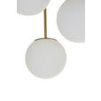 HÄNGELEUCHTE 34,5/41,5 cm  - Goldfarben/Weiß, Trend, Glas/Metall (34,5/41,5cm) - Novel