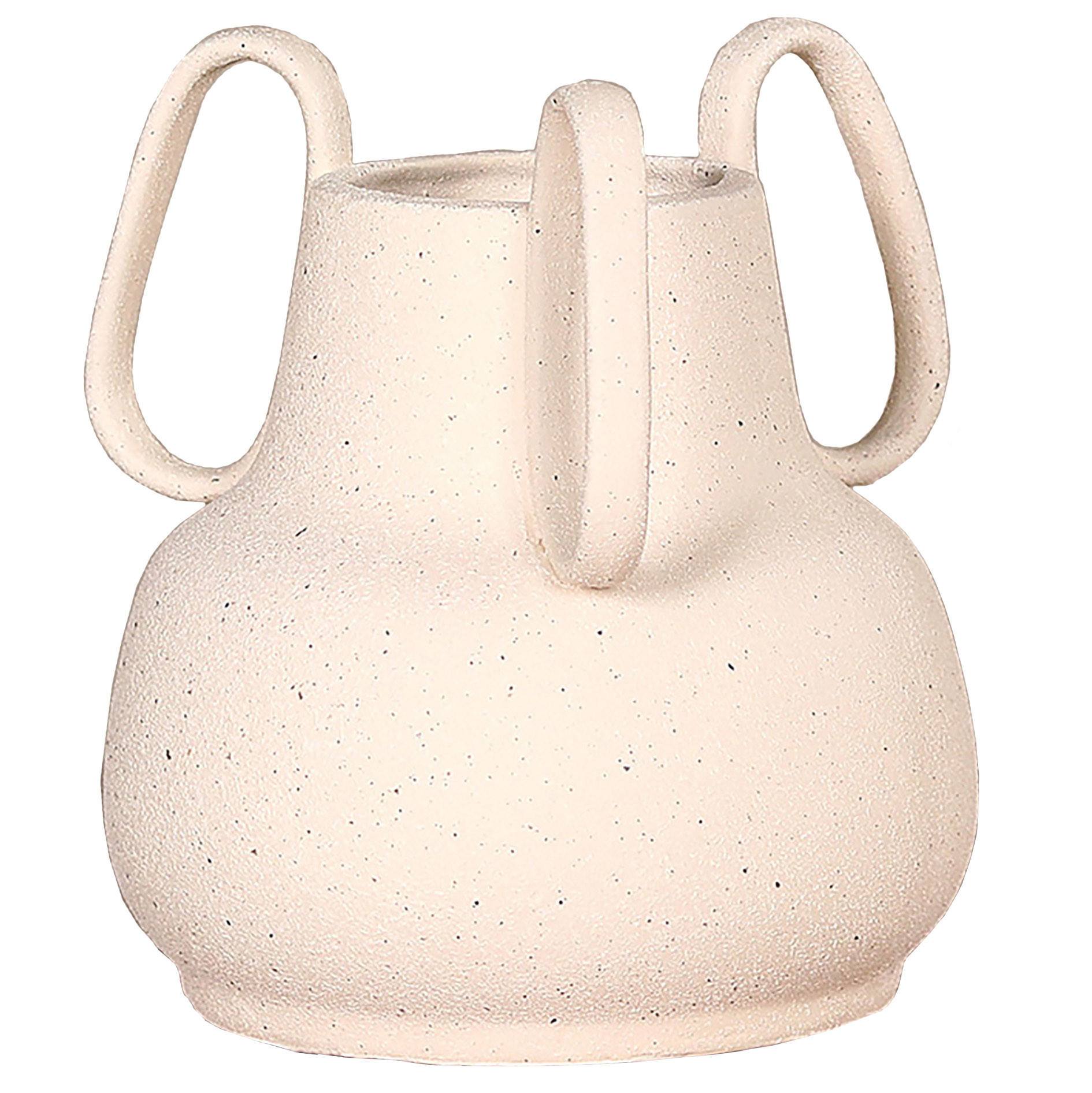 VASE 20 cm  - Weiß, Basics, Keramik (20cm)