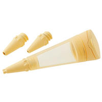 DEKORERINGSPENNA - transparent/cremefärgad, Basics, plast (22,7/11,7/4,5cm) - Fackelmann