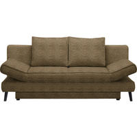 SCHLAFSOFA in Webstoff Hellgrün  - Schwarz/Hellgrün, Design, Textil/Metall (200/85/90cm) - Xora
