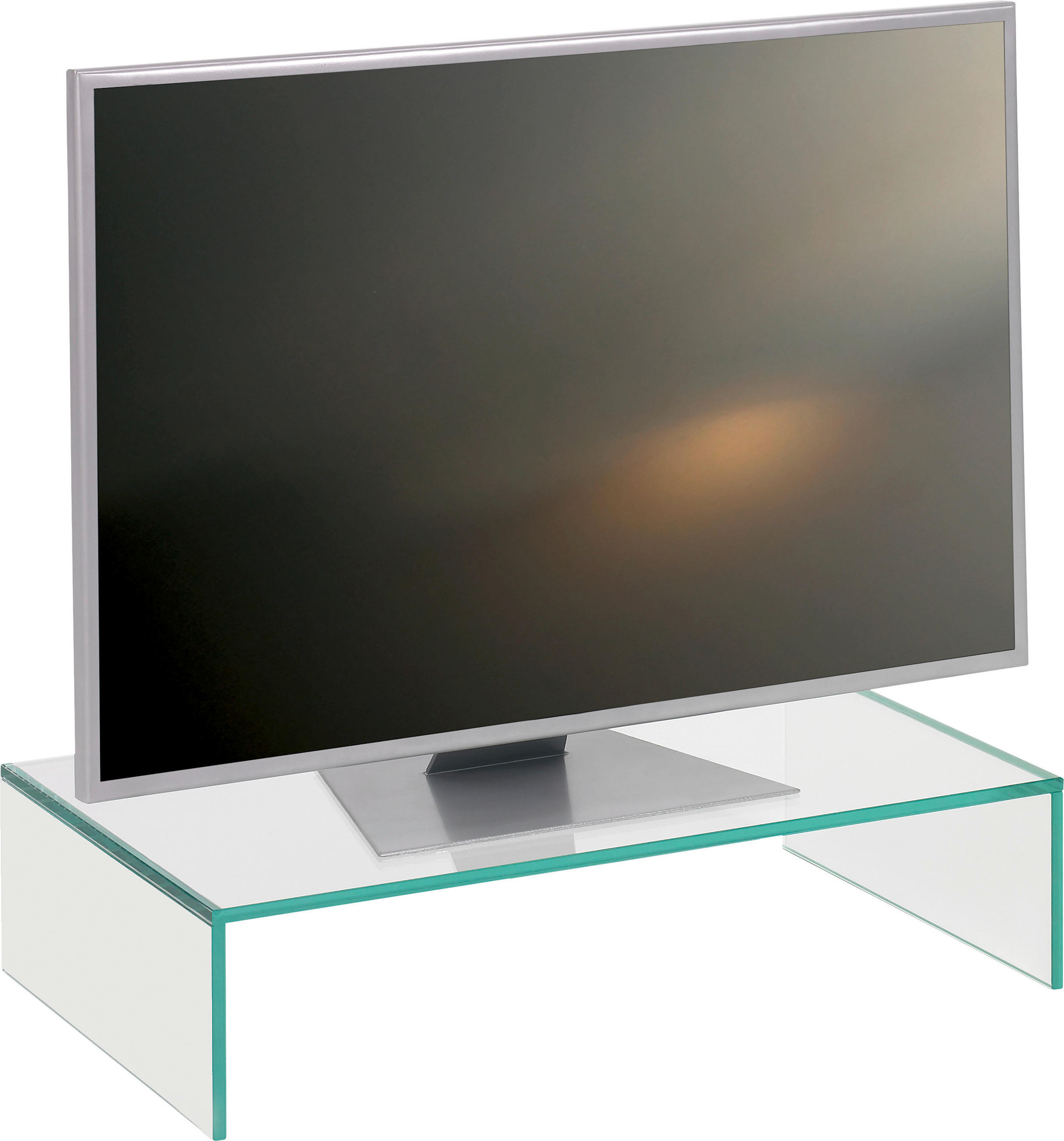 TV-AUFSATZ  Glas  Klar  - Klar, Design, Glas (60/14/35cm) - Xora