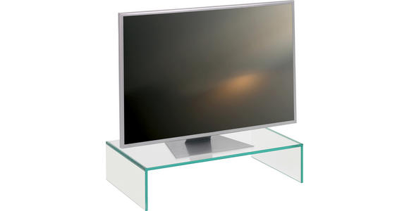 TV-AUFSATZ  Glas  Klar  - Klar, Design, Glas (60/14/35cm) - Xora