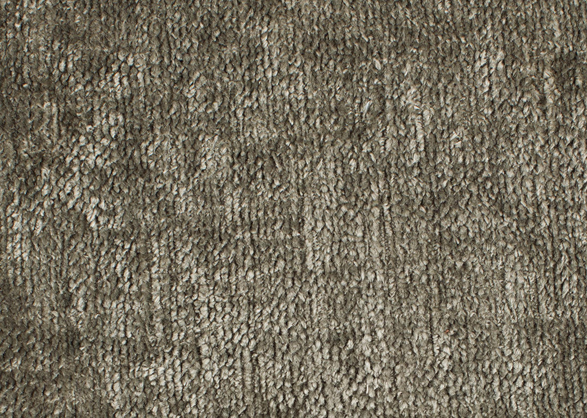 ECKSOFA in Chenille Olivgrün  - Schwarz/Olivgrün, Design, Textil/Metall (319/188cm) - Beldomo System