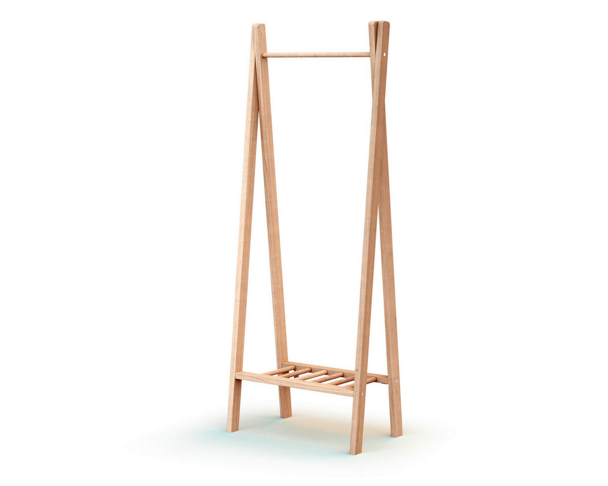 KLEIDERSTÄNDER in Naturfarben   - Naturfarben, Basics, Holz (30/50/130cm) - My Baby Lou
