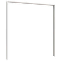 DÍSZKERET - fehér, Modern, faalapú anyag (183/200/12cm) - MID.YOU