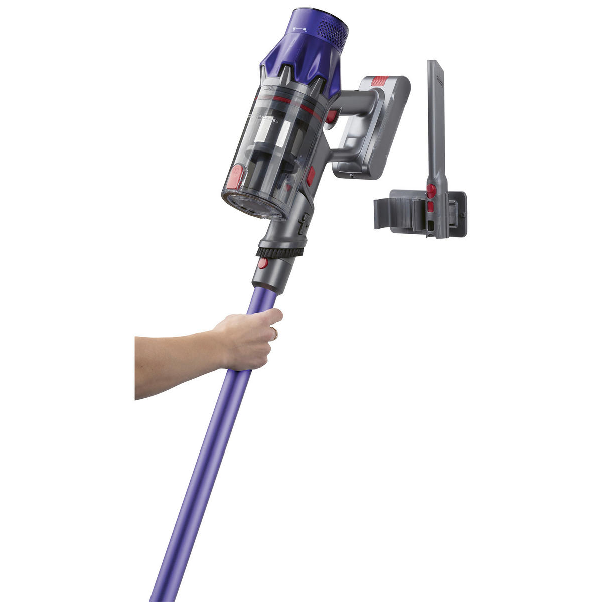 AKKU-BODENSTAUBSAUGER PC-BS 3148  - Violett, Trend, Kunststoff/Metall (36,0/115,5/14,5cm) - Bomann