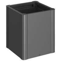 HOCHBEET 53/61/53 cm  - Dunkelgrau, Basics, Metall (53/61/53cm) - Biohort