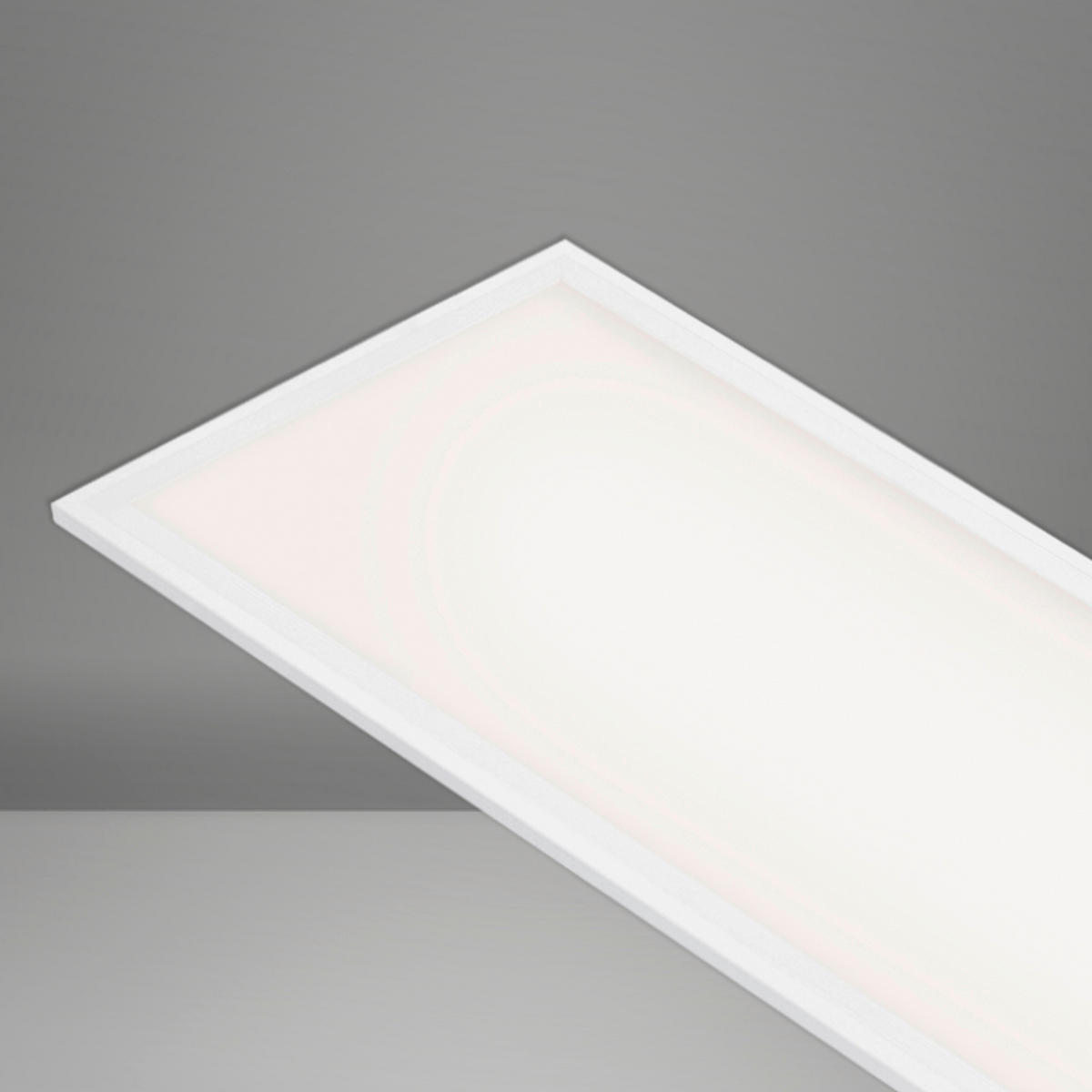 LED-DECKENLEUCHTE 100/25/6 cm   - Weiß, Design, Kunststoff (100/25/6cm)