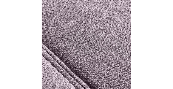 WOHNLANDSCHAFT Rosa Mikrofaser  - Chromfarben/Rosa, Design, Kunststoff/Textil (179/346/212cm) - Hom`in