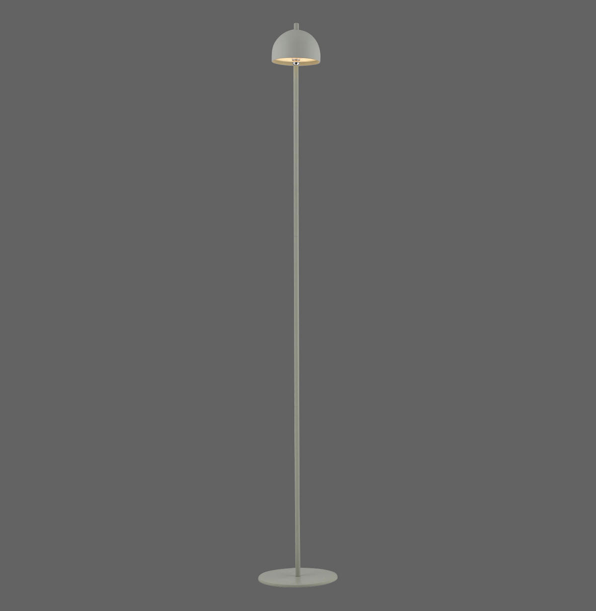 AKKU-STEHLEUCHTE 18/18/126 cm    - Salbeigrün, Design, Kunststoff/Metall (18/18/126cm) - Schöner Wohnen