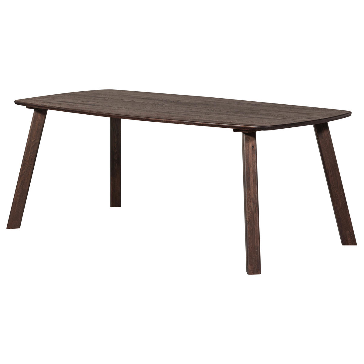 ESSTISCH Eiche oval Dunkelbraun  - Dunkelbraun, Design, Holz (180/100/74cm) - Livetastic