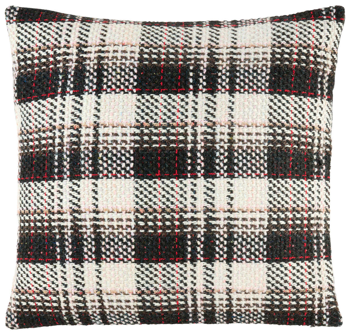 ZIERKISSEN  45/45 cm   - Schwarz, Basics (45/45cm) - X-Mas