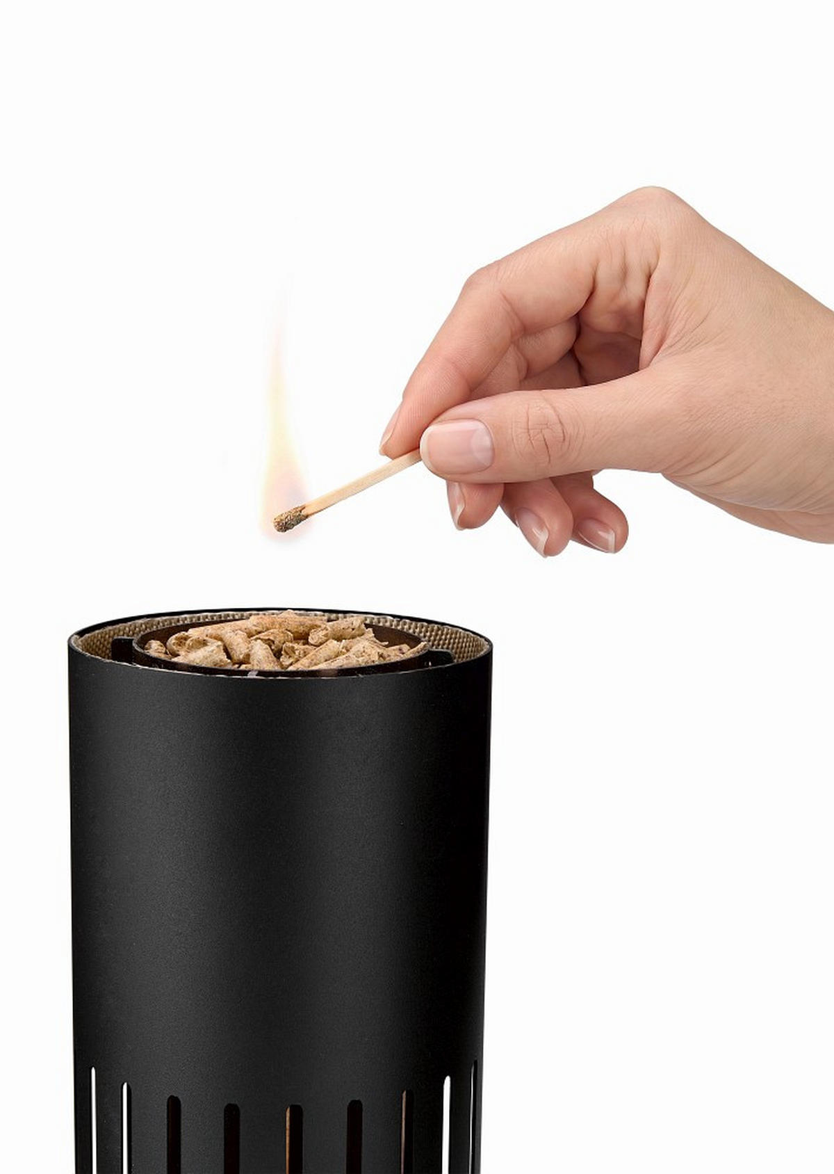 FEUERSTELLE  - Schwarz, Basics, Glas/Metall (10,8/53cm) - Landmann