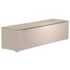 LOWBOARD  in 160/43/45 cm  - Sandfarben/Alufarben, Design, Glas/Holzwerkstoff (160/43/45cm) - Moderano