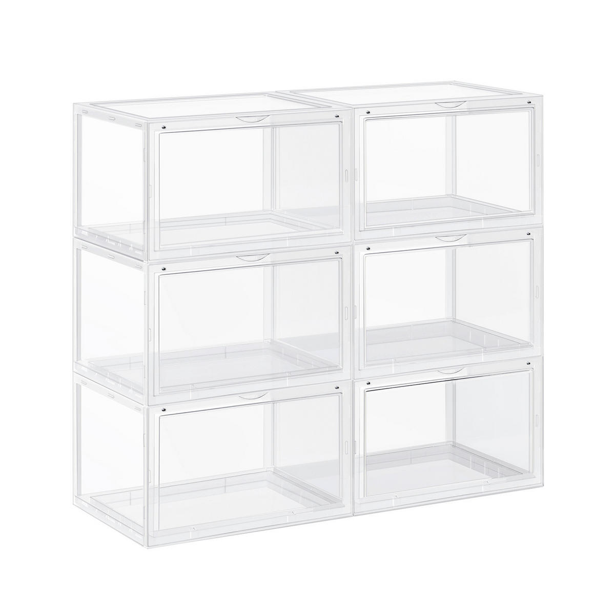 SCHUHREGAL 72/66/28 cm  - Transparent, Trend, Kunststoff (72/66/28cm) - Boxxx