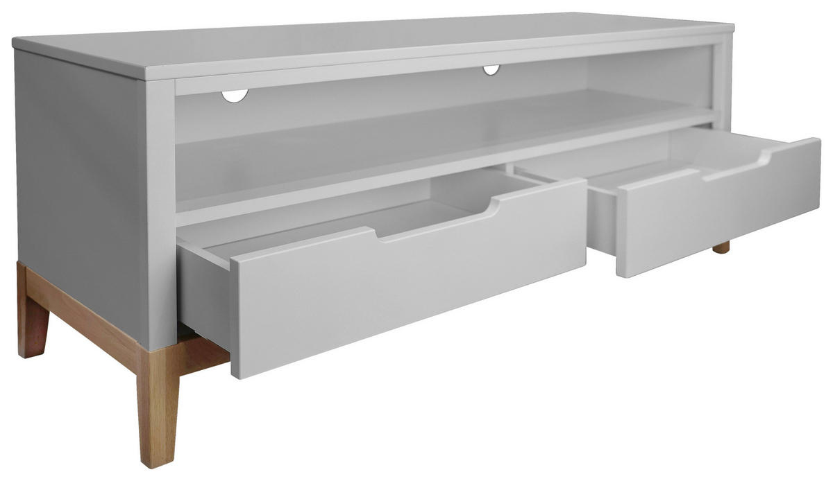 LOWBOARD  in 135/50/40 cm  - Grau, LIFESTYLE, Holz/Holzwerkstoff (135/50/40cm) - Stylife