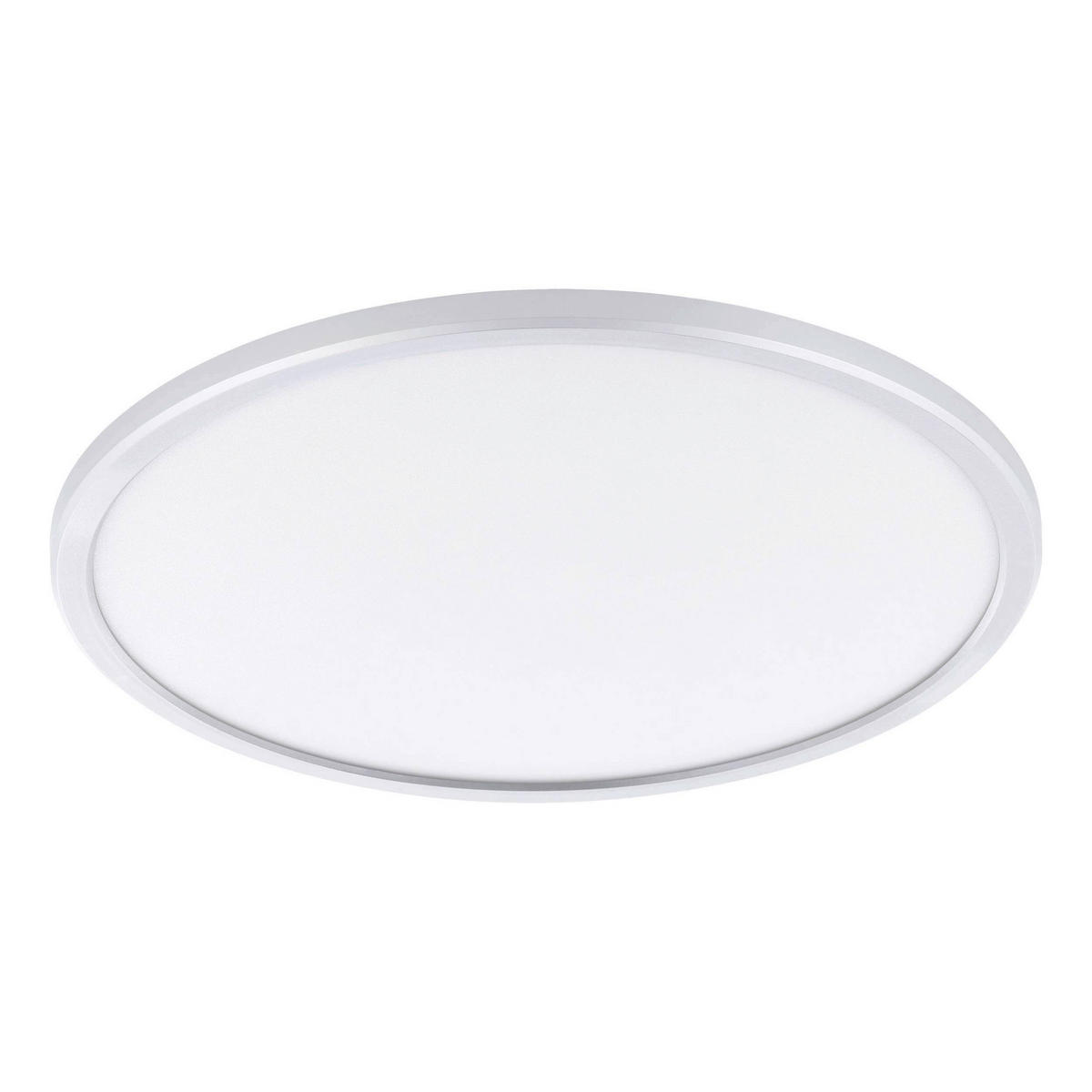 LED-DECKENLEUCHTE  42/2,5 cm    - Weiss/Silberfarben, Konventionell, Kunststoff (42/2,5cm) - Eglo