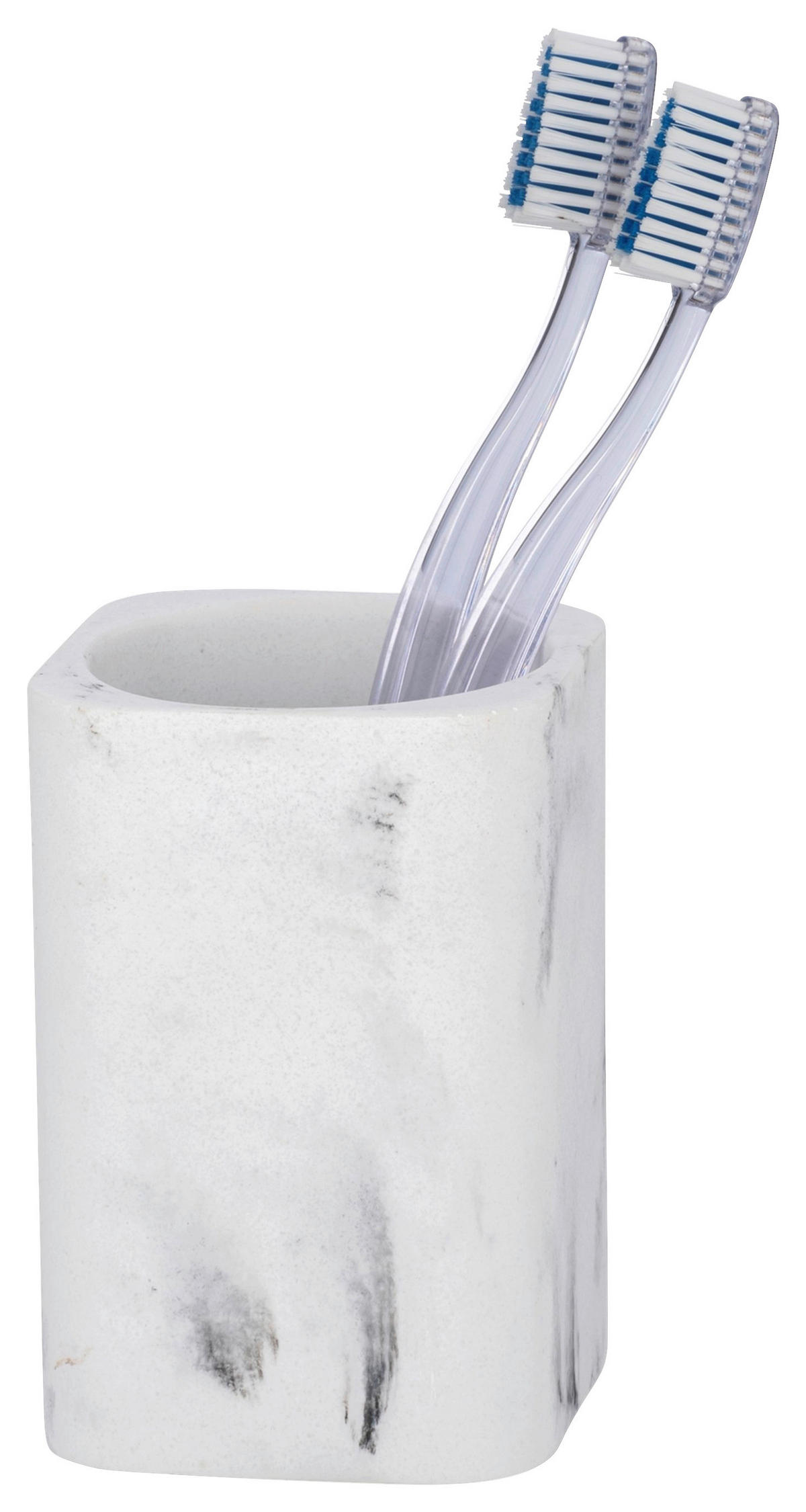 FOGKEFETARTÓ POHÁR műanyag  - fehér/szürke, Konventionell, műanyag (8,5/11/8,5cm) - Wenko
