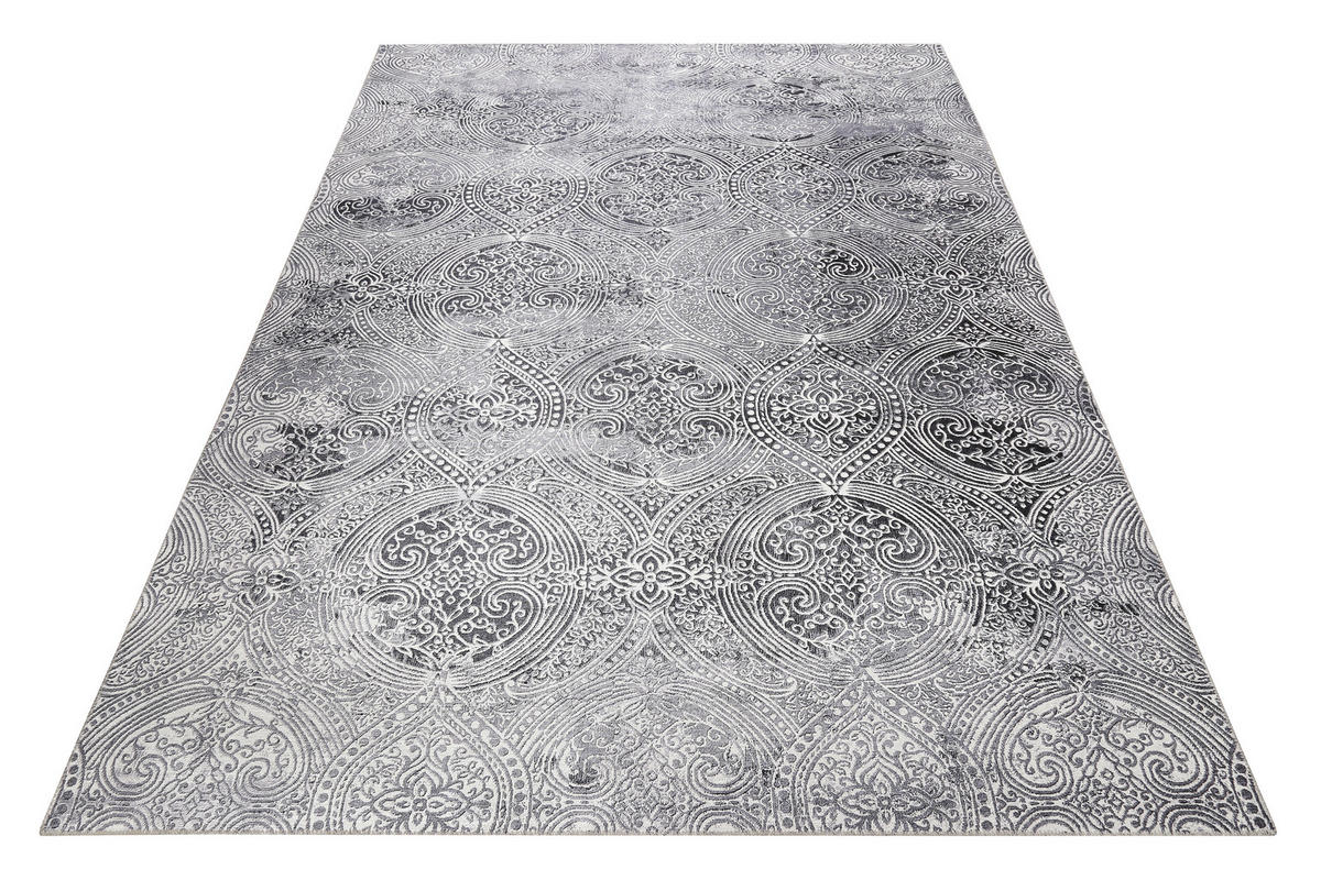 VINTAGE-TEPPICH 160/230 cm Grace Grau  - Grau, Design, Textil (160/230cm) - WECON HOME