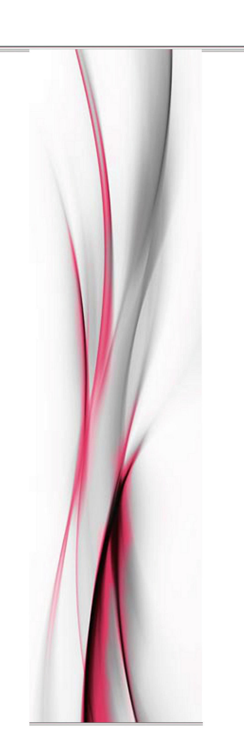 FLÄCHENVORHANG   blickdicht   60/245 cm  - Rot, Design, Textil (60/245cm)