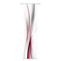 FLÄCHENVORHANG   blickdicht   60/245 cm  - Rot, Design, Textil (60/245cm)