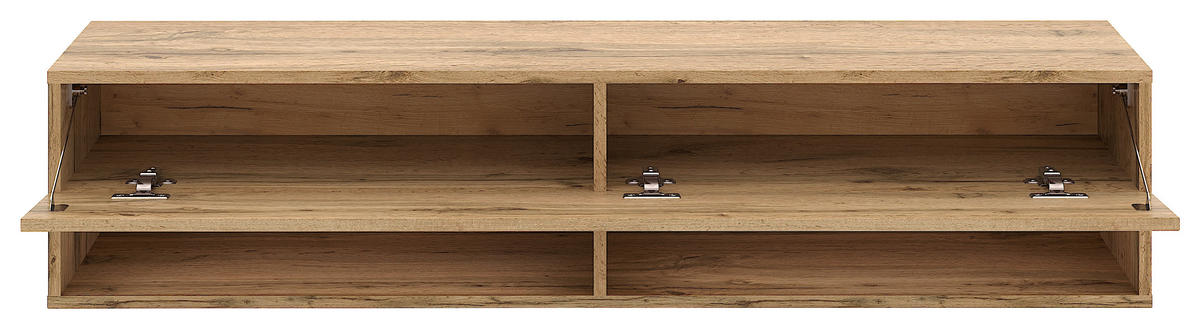LOWBOARD DERBY  in 140/31,5/32,5 cm  - Eiche Wotan, Design, Holzwerkstoff (140/31,5/32,5cm) - Livetastic