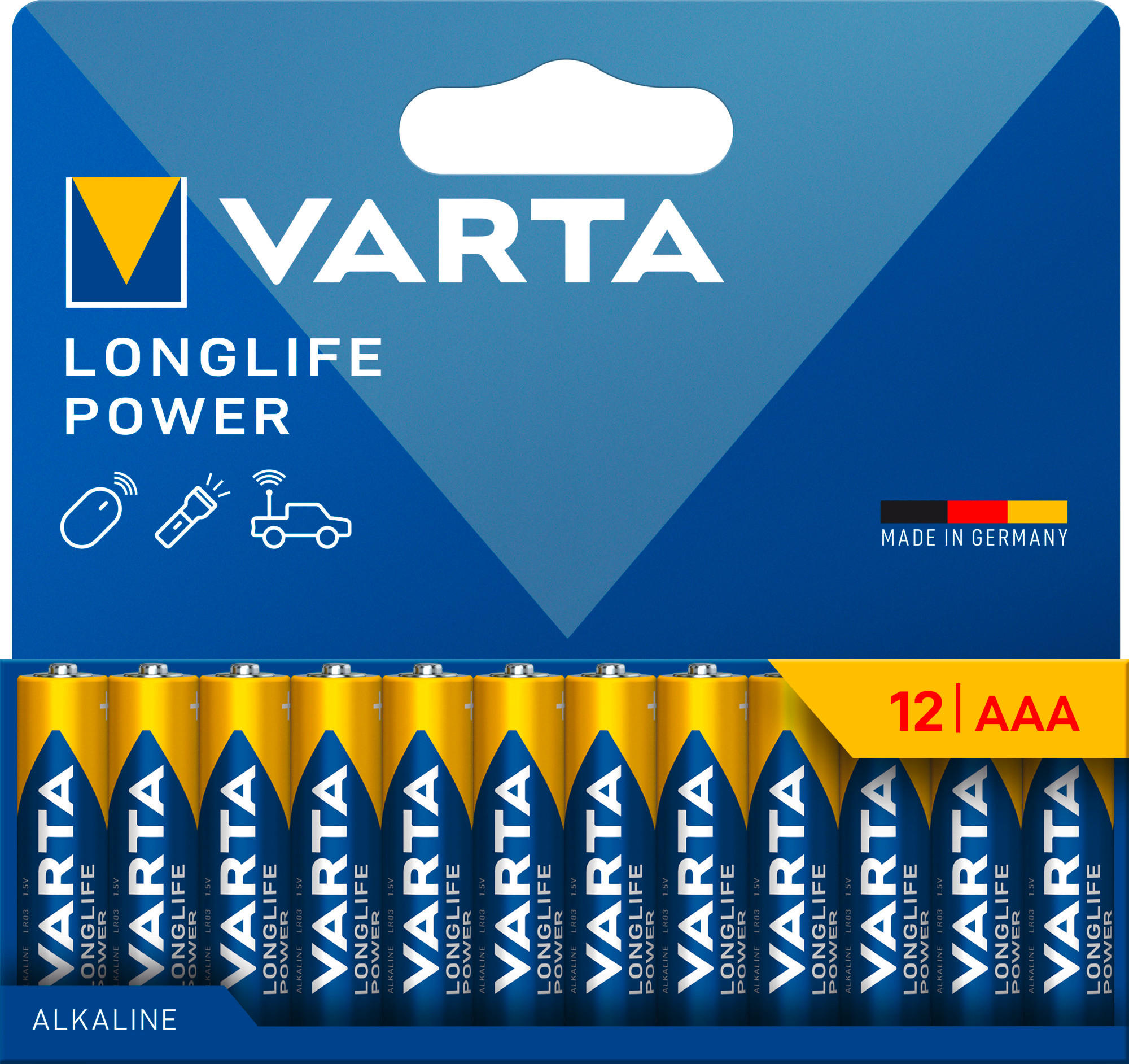 BATTERIE - Basics (12,76/12,00/1,12cm) - Varta
