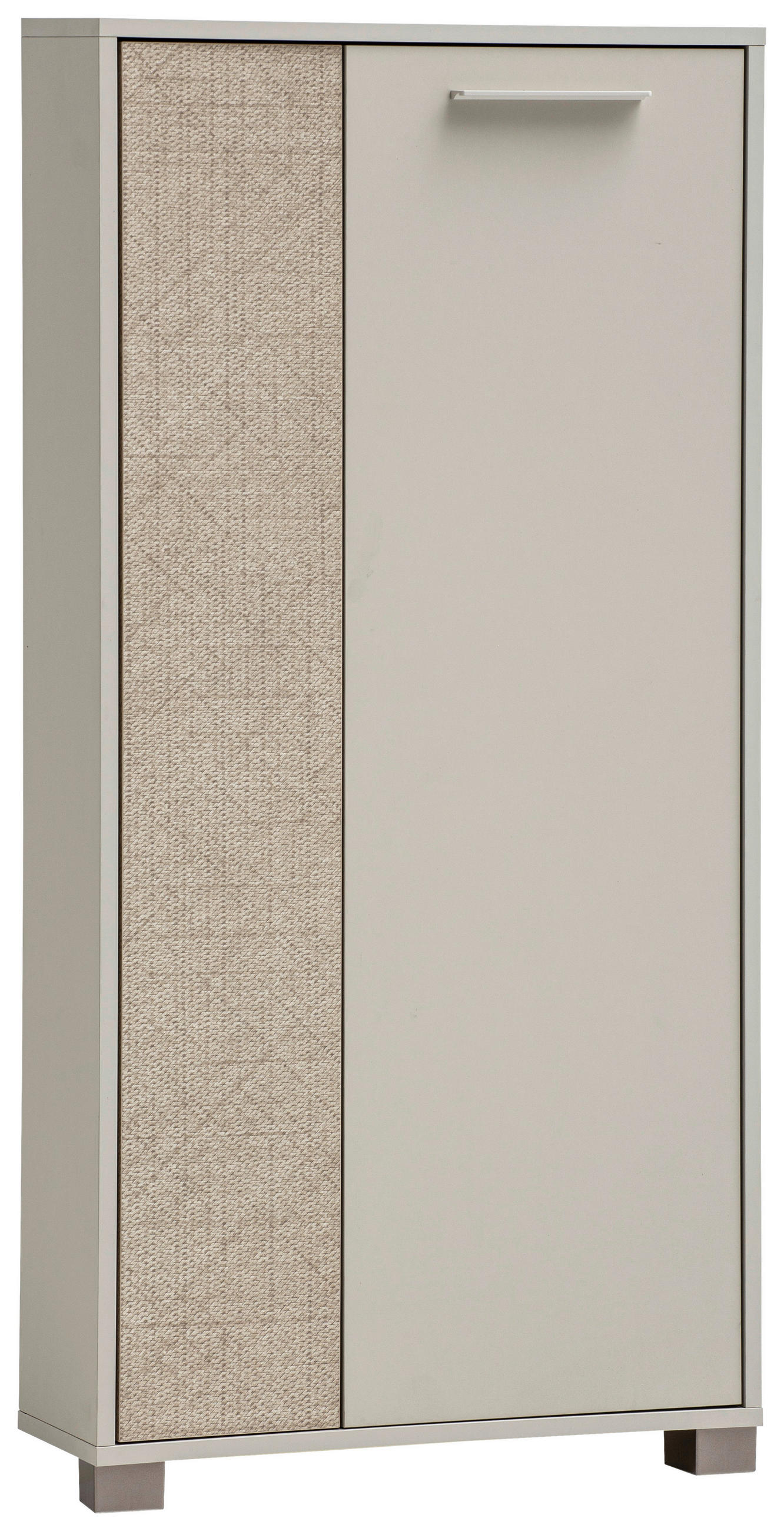 VYSOKÁ KOMODA, béžová, 59,8/124/19,55 cm - béžová, Design, kov/kompozitní dřevo (59,8/124/19,55cm) - MID.YOU