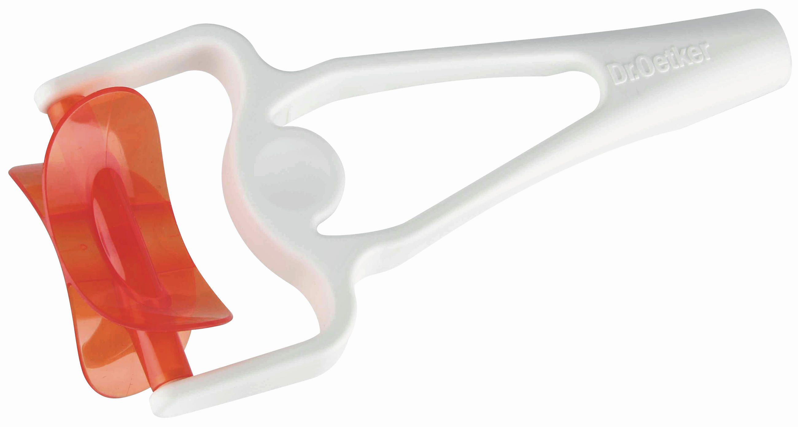 AUSSTECHFORM - Orange/Weiß, Basics, Kunststoff (22,7/11,7/3,0cm) - Dr.Oetker