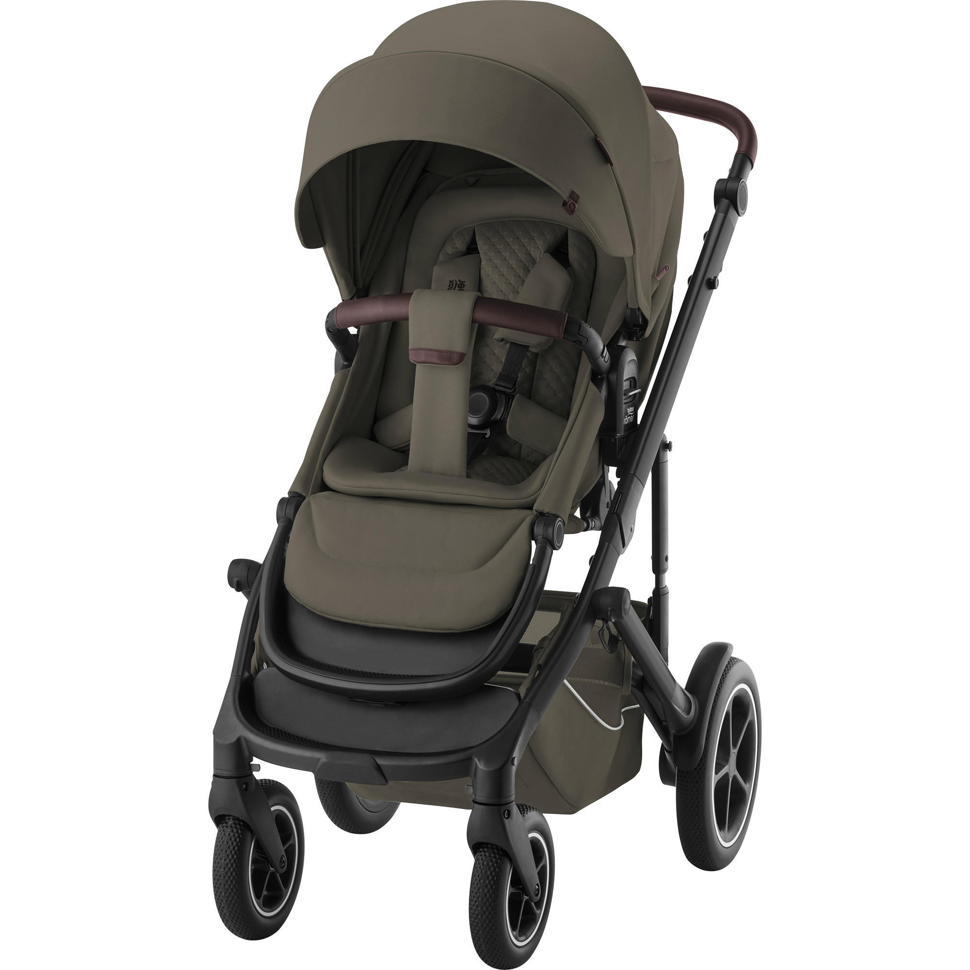 KINDERWAGEN  Smile 5Z  Urban Olive  - Schwarz/Olivgrün, Basics, Textil/Metall (57/112/97,7cm) - Britax Römer