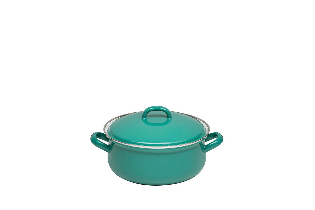 KASSEROLLE Nature green Dark 2 l  - Grün, LIFESTYLE, Metall (20cm) - Riess