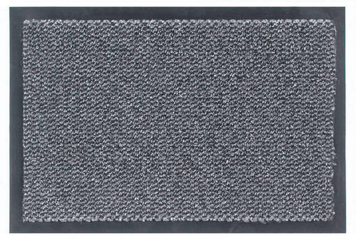 FUSSMATTE - Grau, Basics, Kunststoff (40/60cm)