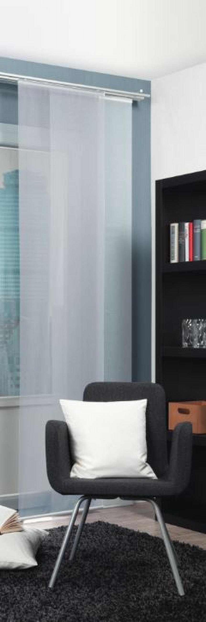 FLÄCHENVORHANG ROM, WEISS     60/245 cm  - Weiß, Basics, Textil (60/245cm)