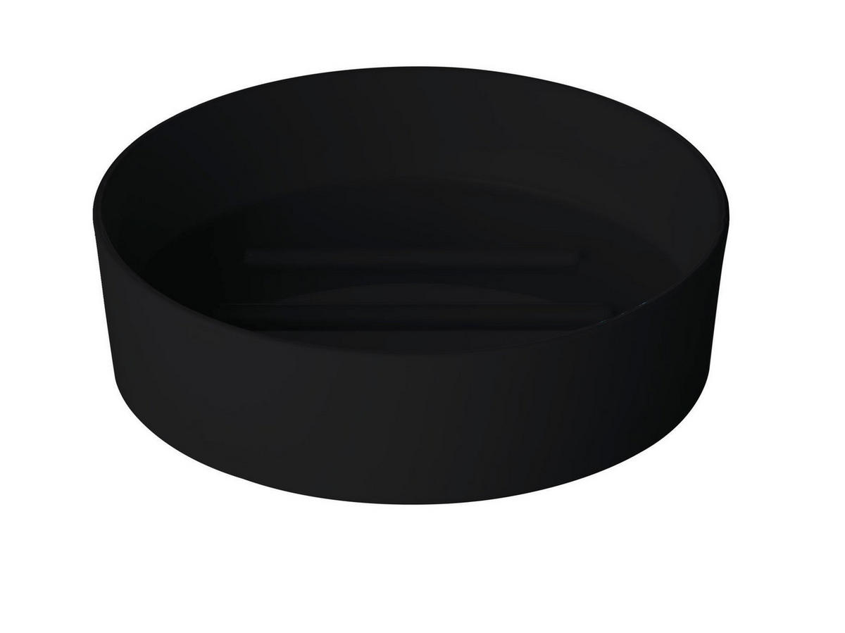 SEIFENSCHALE Kunststoff  - Schwarz, Basics, Kunststoff (11/3/11cm) - Sadena