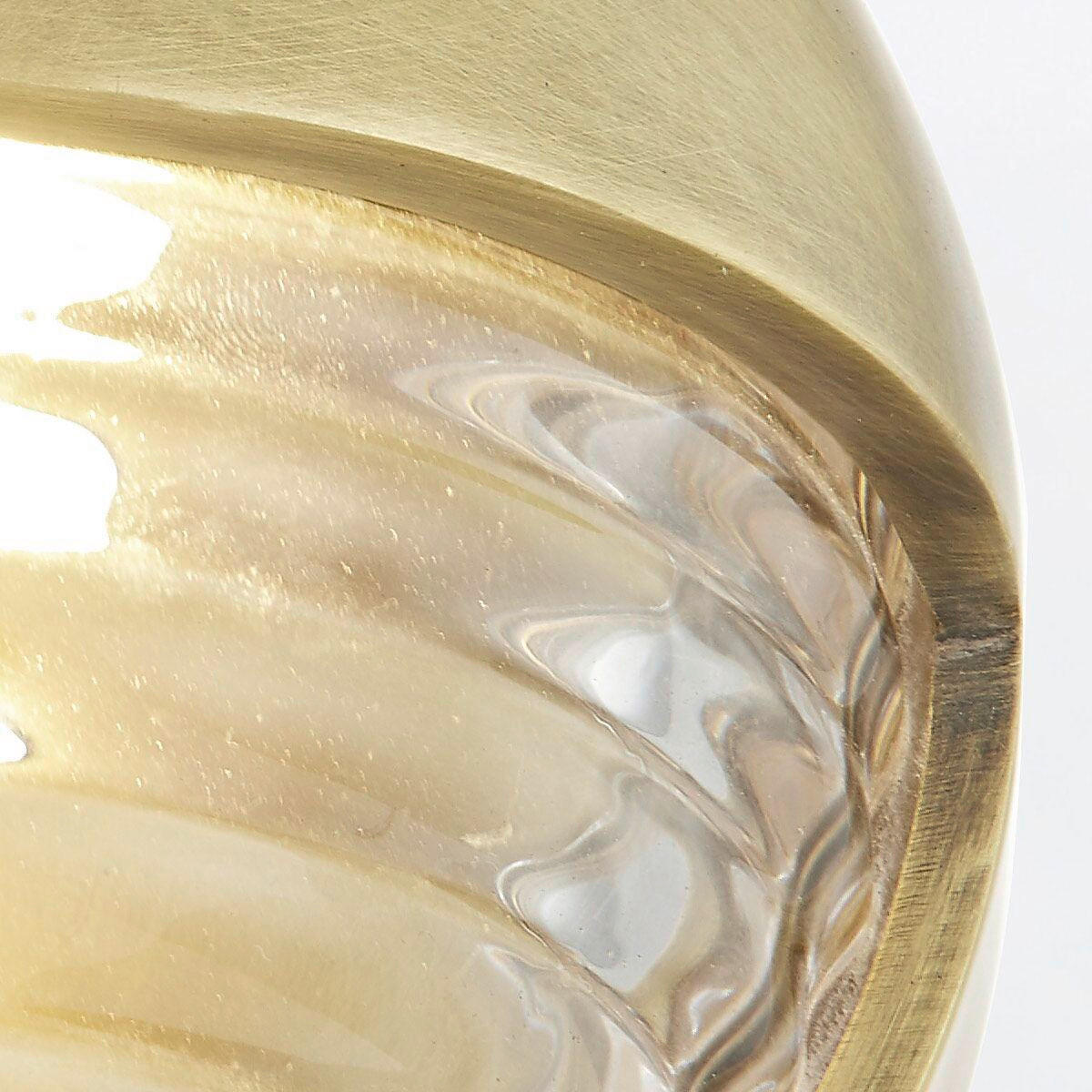 LED-WANDLEUCHTE 14,2/9,5 cm    - Nickelfarben, KONVENTIONELL, Glas/Metall (14,2/9,5cm) - Elstead Lighting