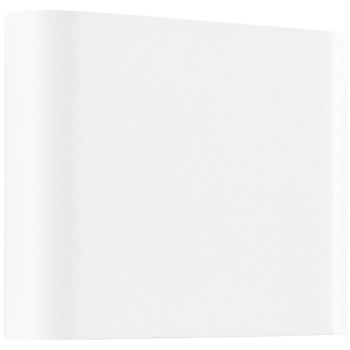 AUSSENWANDLEUCHTE - Weiss, Design, Glas/Metall (9/11,5/2,9cm) - Brilliant