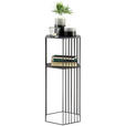 BEISTELLTISCH in Metall 32/28/70 cm  - Schwarz, Design, Metall (32/28/70cm) - Ambia Home