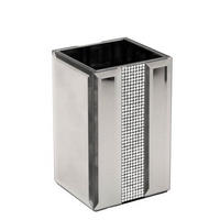 ZAHNPUTZBECHER Glas  - Grau, Basics, Glas (7/11/6,5cm) - Sadena