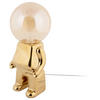 TISCHLEUCHTE - Goldfarben, Basics, Glas/Keramik (12/27/12cm) - Leitmotiv