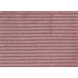 ECKSOFA in Cord Altrosa  - Schwarz/Altrosa, Design, Textil/Metall (296/207cm) - Dieter Knoll