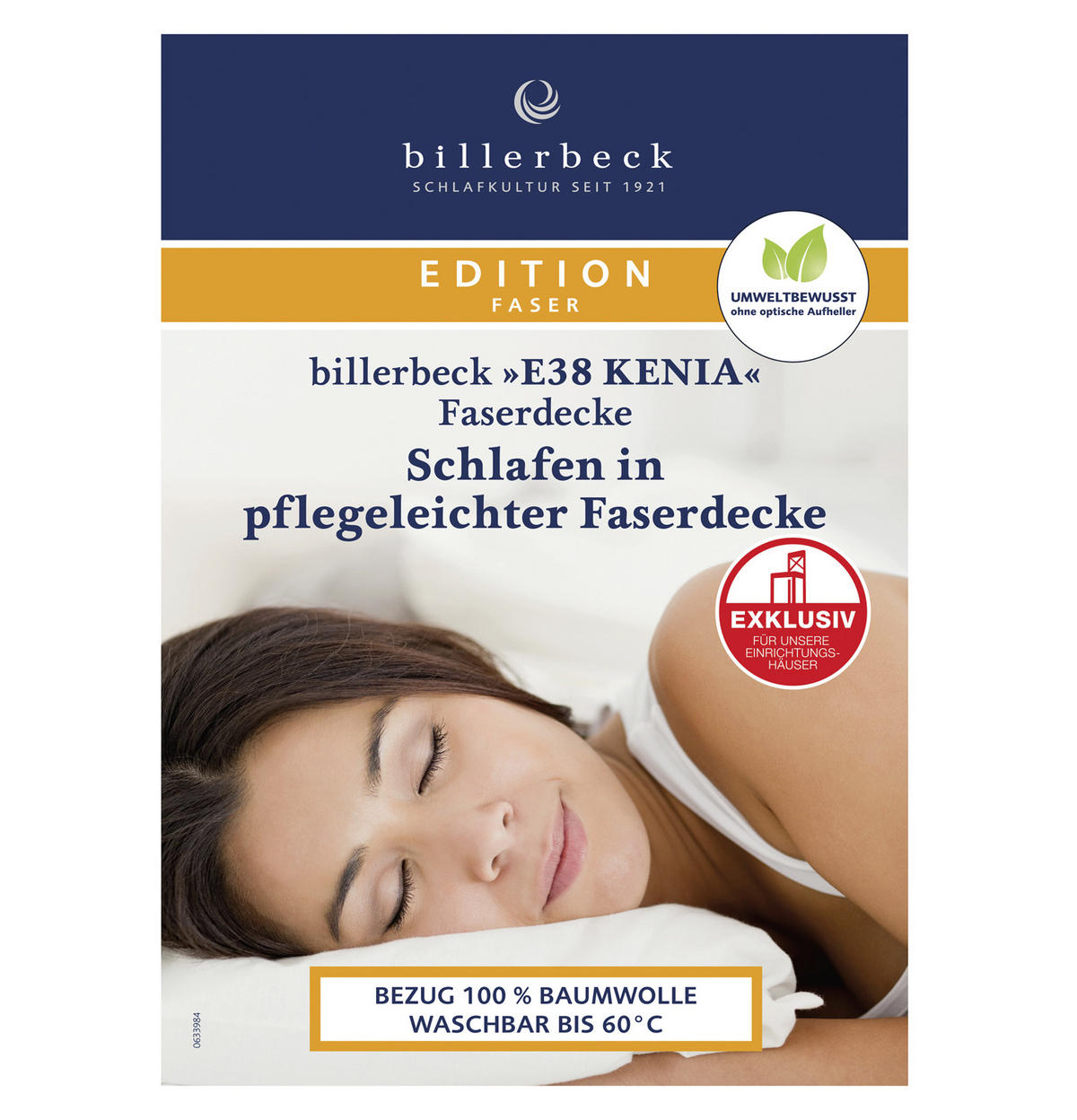 GANZJAHRESDECKE E38 KENIA UNO   135/200 cm   - Weiß, KONVENTIONELL, Textil (135/200cm) - Billerbeck