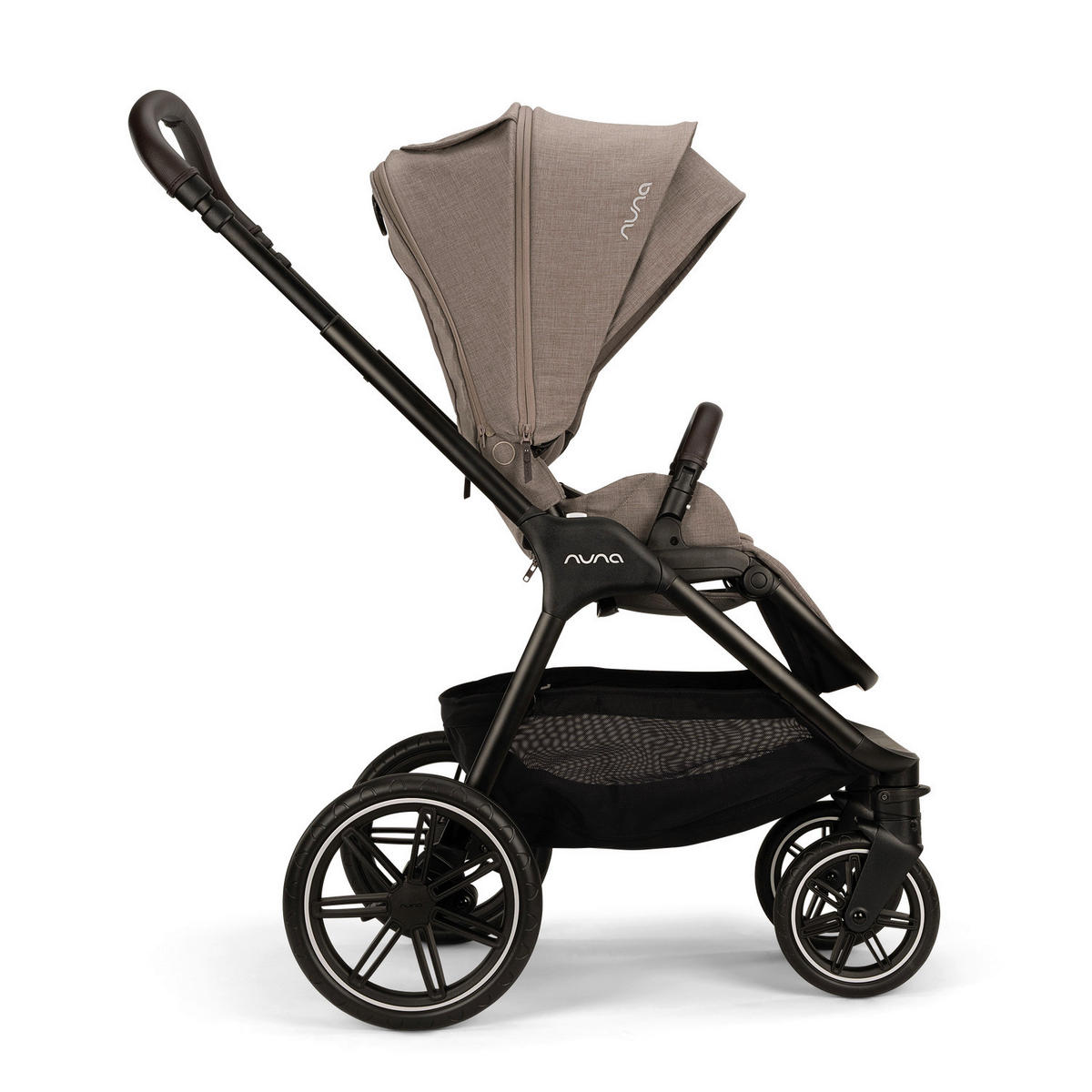 KINDERWAGENSET  TRIV lx Cedar  Cedar  - Sandfarben/Schwarz, Basics, Kunststoff/Metall (96/58/109cm) - Nuna