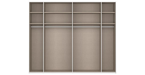 SCHWEBETÜRENSCHRANK 271/223/68 cm 2-türig Graphitfarben, Grau  - Graphitfarben/Grau, KONVENTIONELL, Glas/Holzwerkstoff (271/223/68cm) - Xora